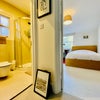 Photo 6: Bedroom and bathroom