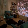 Photo 1: Living room with projector