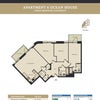 Photo 9: Flat floor plan - Bedroom 1 is yours
