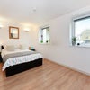 Photo 2: XL bedroom with handmade painted wood large wardrobe & bedside cabinets