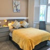 Photo 1: Room 1 - double bed & modern window shutters