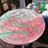 Photo 5: A second-hand table I had painted, Pollock-style.