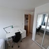 Photo 2: Mirror is a storage cupboard double