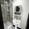 Photo 4: Ensuite - sink, toilet and shower, mirror with storage