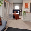 Photo 3: Spacious room with divided bed and lounge area