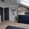 Photo 6: "Cold kitchenette" area with microwave, kettle and fridge