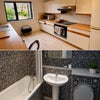 Photo 5: Kitchen and Bathroom