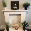 Photo 8: Living room fireplace