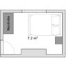 Photo 3: Single bedroom - next to bathroom - £120 PW