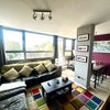 Photo 3: living room, dinning room & balcony 