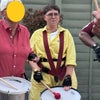 Photo 2: Me in my element, with my samba band