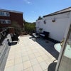 Photo 3: Spacious balcony with outdoor seating