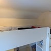 Photo 5: the bed - high view. it's a single, with comfy mattress