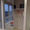 Photo 4: Large wardrobe with sliding mirror doors (shelves on the hidden side)