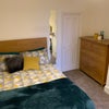 Photo 3: First floor middle room - large double, solid oak furniture, luxury soft fluffy carpet, desk