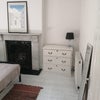 Photo 3: White floorboards, fireplace, choice of art / mirror, furniture, desk