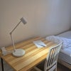 Photo 2: Desk with phone charging lamp