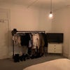 Photo 3: Another angle of the room and clothes rail, the other items are not staying