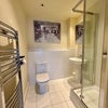 Photo 3: the toilet and shower