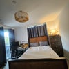 Photo 3: King Sized Bed with Nightlamp