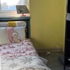 Photo 3: Bedroom with shelves on the right 