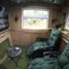 Photo 8: Garden Movie Room - surround sound and removeable window blackout