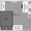 Photo 2: Double bedroom 1 mockup