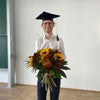 Photo 3: proud me after my Master's defence