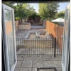 Photo 4: Backyard with a fountain 