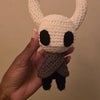 Photo 5: The Knight from Hollow Knight I crocheted!