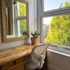 Photo 2: Desk by the window with leafy treetop views
