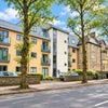 Photo 8: Exterior of the building on Sophia Close.  Our apartment is on the far left, first floor.  With the 