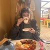 Photo 3: Post hike breakfast