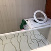 Photo 4: Downstairs bathroom with washing machine shower and toilet