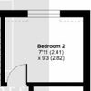 Photo 3: The room size