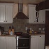 Photo 5: Main part of L shaped kitchen from white goods end