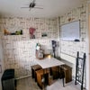 Photo 6: Kitchen seating, whiteboard for shopping!
