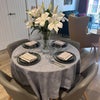 Photo 4: Dining area in living room/kitchen area