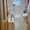 Photo 4: Bathroom has shower and separate bath