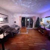 Photo 9: Living room at night