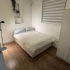 Photo 1: The double bedroom on offer - drawers (see video) & a clothing rack will be added.