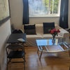 Photo 4: Living room — sofa, window and coffee table