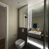 Photo 5: Bathroom has standard lights and dim lights, two switches. 