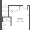 Photo 4: floorplan of bedroom