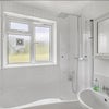 Photo 5: Top floor bathroom with toilet, tub & shower. There is also a toilet on the 1st floor 