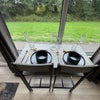 Photo 2: Lovely view of the woods from the taable