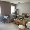 Photo 6: Living room, dining table and bench behind