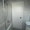 Photo 4: full bathroom with bathtub and shower