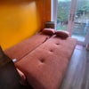 Photo 2: Sofa simply opens into a double.