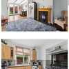 Photo 2: Shared living + dining area and kitchen 